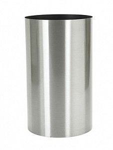Кашпо Parel column stainless steel brushed on felt H60 D30