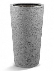 Кашпо Struttura vase light grey 68 см.