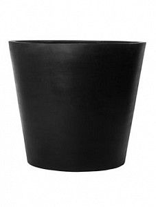 Кашпо Fiberstone jumbo cone black s