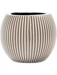 Кашпо Capi "Nature vase ball groove i ivory" (упаковка 6 шт.)
