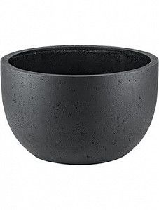 Кашпо Grigio new egg pot low anthracite-concrete 47 см.