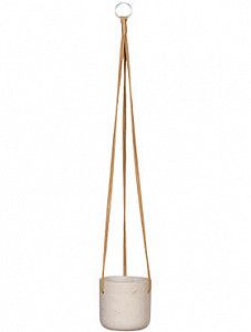 Подвесное кашпо Rough charlie (hanging) xs grey washed