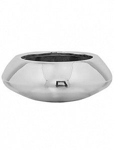 Кашпо Fiberstone platinum silver tara xs
