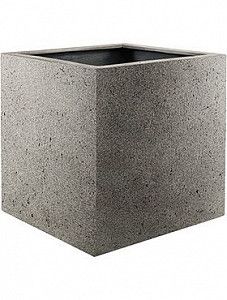 Кашпо Grigio cube natural-concrete 60 см.