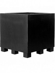 Кашпо Fiberstone jumbo black xxl 110 см.
