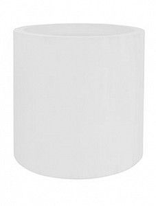 Кашпо Fiberstone glossy white jumbo max l