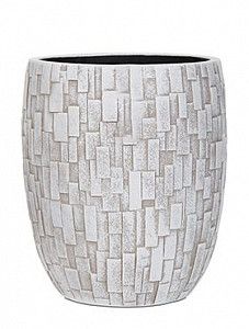 Кашпо Capi "Nature stone vase elegant hight ivory" (упаковка 6 шт.)