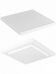 Подставка Fiberstone topper s glossy white (thin)