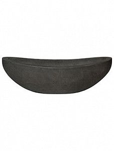 Кашпо Polystone plain boat smoke 18 см.