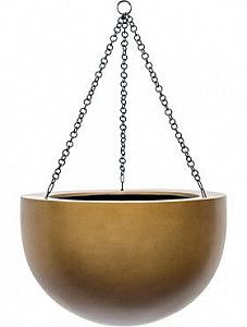 Подвесное кашпо Gradient hanging bowl matt honey 24 см.