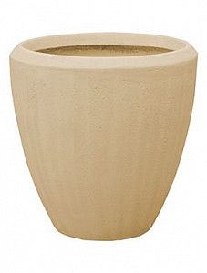 Кашпо Polystone plain couple natural 24 см.