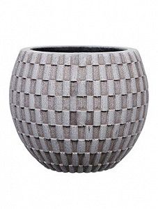 Кашпо Capi "Nature vase eggplanter ii wave ivory" (упаковка 4 шт.)