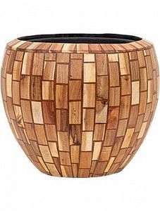 Кашпо Facets jenga couple (with liner) 37 см.