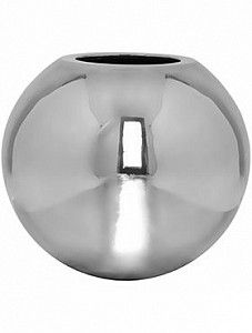 Кашпо Fiberstone platinum silver beth m