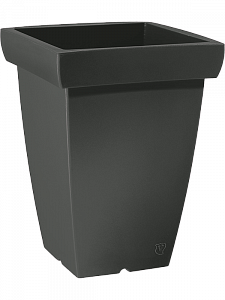 Кашпо Rotazionale swing square pot anthracite