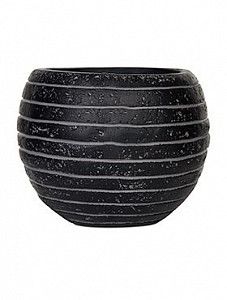 Кашпо Capi "Nature row vase ball iii black" (упаковка 2 шт.)
