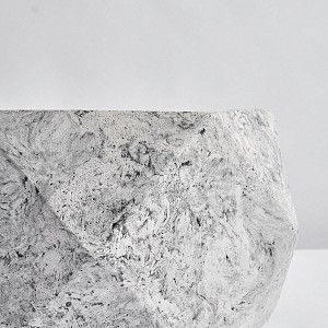 Цветочный горшок Low Rombo M Мрамор