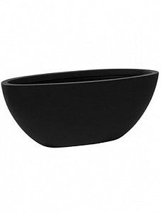 Кашпо Fiberstone matt black dorant m
