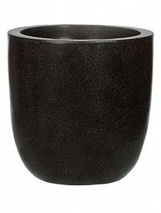 Кашпо "Eegg planter i black"