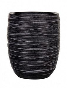 Кашпо Capi "Nature vase elegant high iii loop black" (упаковка 6 шт.)