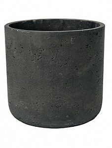 Кашпо Rough charlie xs black washed