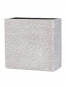 Кашпо Capi "Nature wood planter rect. high white"