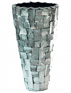 Кашпо Oceana steel partner grey 70 см.