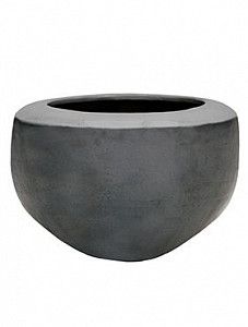 Кашпо Plain couple de luxe anthracite 56 см.