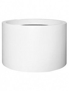 Кашпо Fiberstone matt white jumbo max mid. high xl