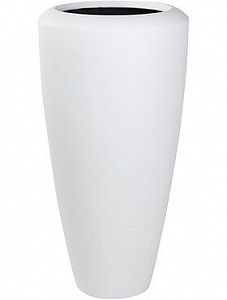 Кашпо Flaire partner straight white 80 см.