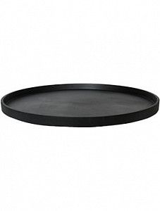 Поддон Fiberstone saucer round m black