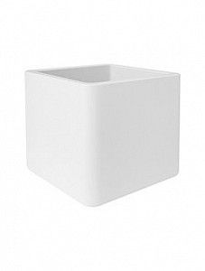 Кашпо Pure® soft brick wheels white 49 см.