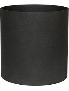 Кашпо Refined puk l volcano black