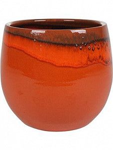 Кашпо Charlotte pot orange 28 см.