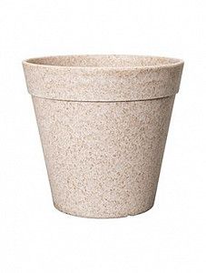 Кашпо Fibrics bamboo straight sand 31 см.