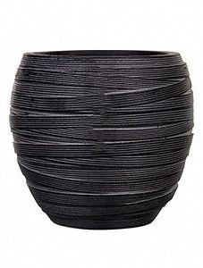 Кашпо Capi "Nature vase elegant i loop black" (упаковка 6 шт.)