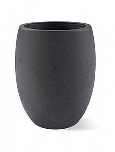 Кашпо Grigio tall balloon anthracite-concrete 50 см.