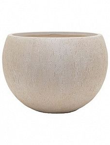 Кашпо Raindrop globe beige 40 см.