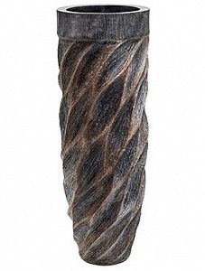 Кашпо Luxe lite universe wave partner bronze 110 см.