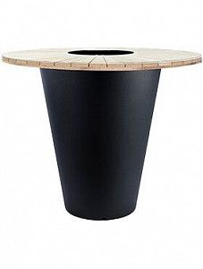 Кашпо Otium olla table herba anthracite