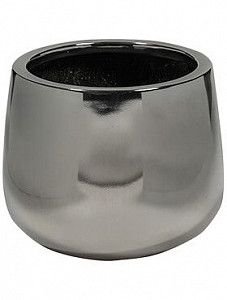 Кашпо Fiberstone platinum silver kevan m