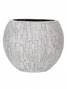 Кашпо Capi "Nature stone vase ball ii ivory" (упаковка 4 шт.)
