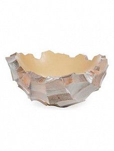 Кашпо Ocean bowl white round