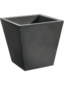 Кашпо Rotazionale cosmos square pot anthracite 45 см.