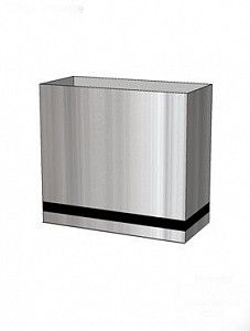 Кашпо Superline trend plus on wheels L79 W35 H72