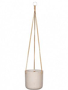 Подвесное кашпо Rough charlie (hanging) m grey washed