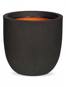 Кашпо Capi "Urban smooth nl egg planter ii black"