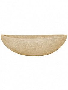 Кашпо Polystone plain boat natural 13 см.