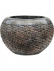Кашпо Luxe lite universe layer globe bronze 27 см.