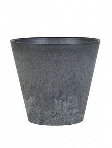 Кашпо Artstone claire pot black 39 см.